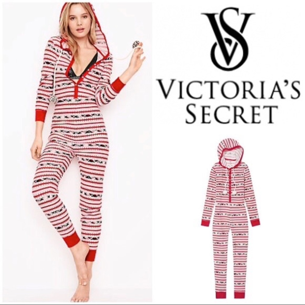 NWOT VS Pom Pom Thermal Onesie